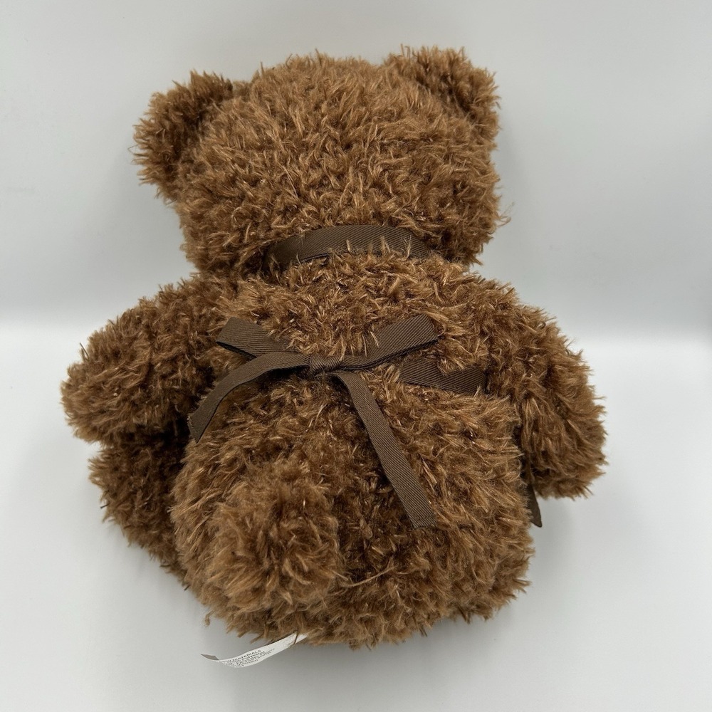 Cracker Barrel Employee Brown Teddy Bear With Apron Plush Stuffed Animal Toy - Picture 4 of 7